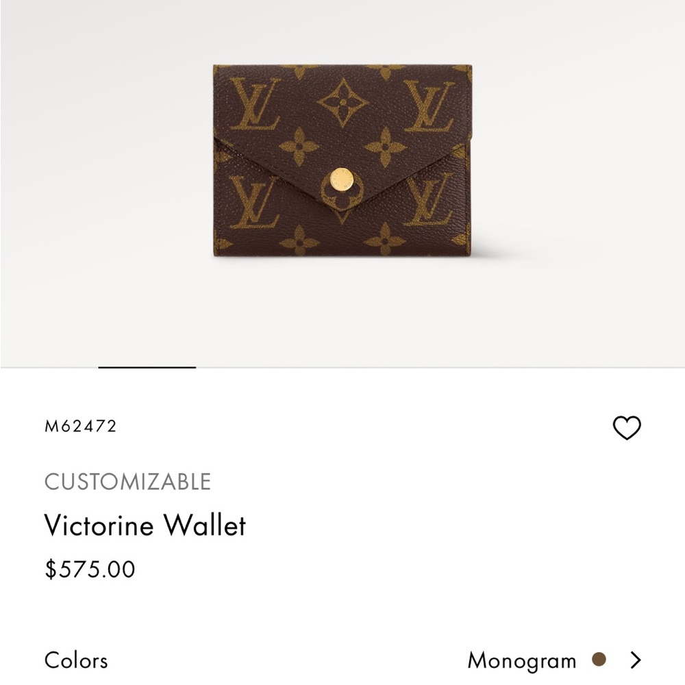 Louis Vuitton Victorine Wallet